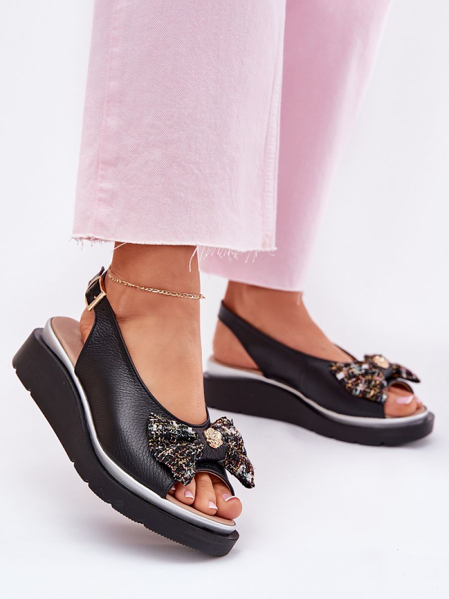 Keilabsatz Sandalen