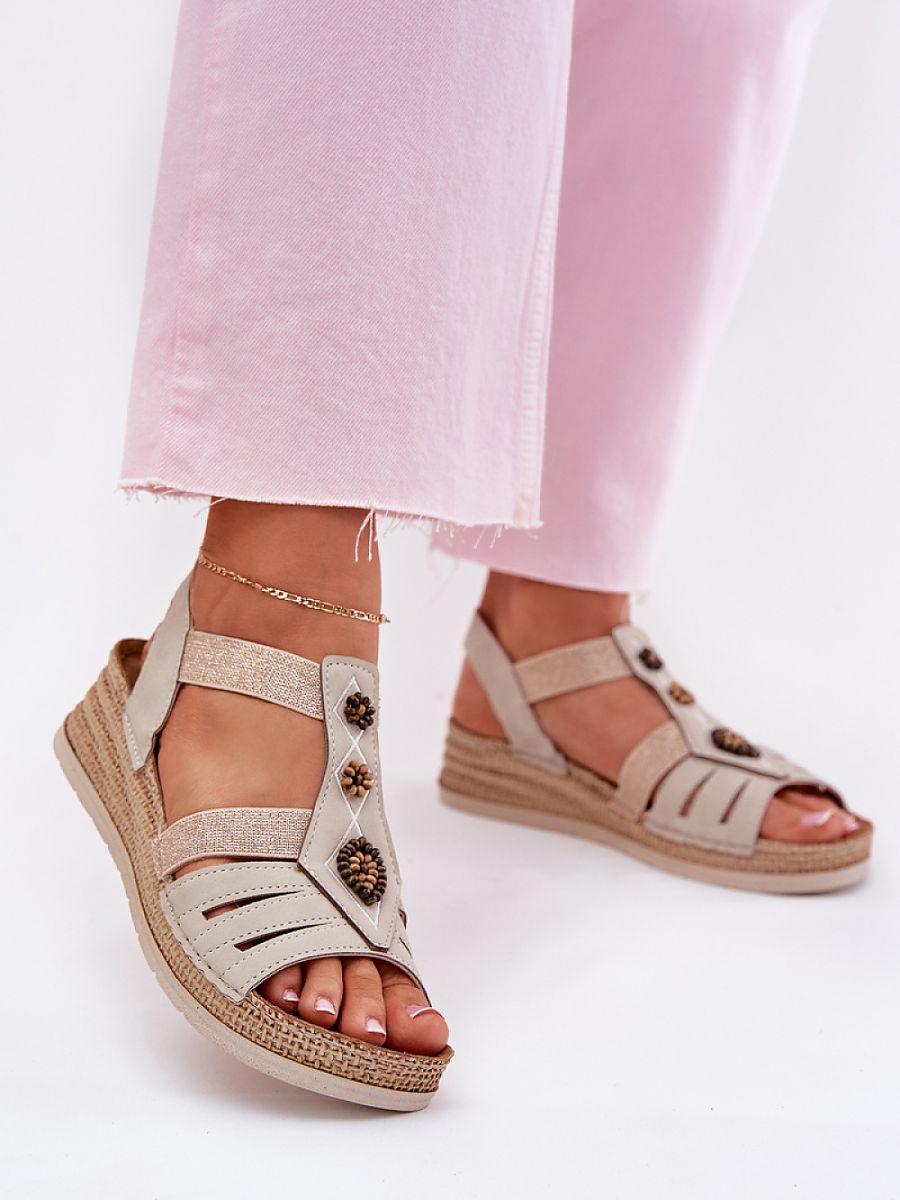 Keilabsatz Sandalen