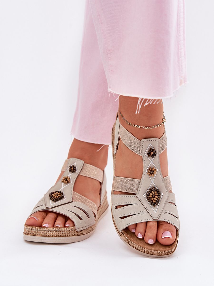 Keilabsatz Sandalen