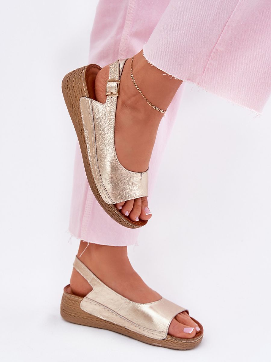 Keilabsatz Sandalen