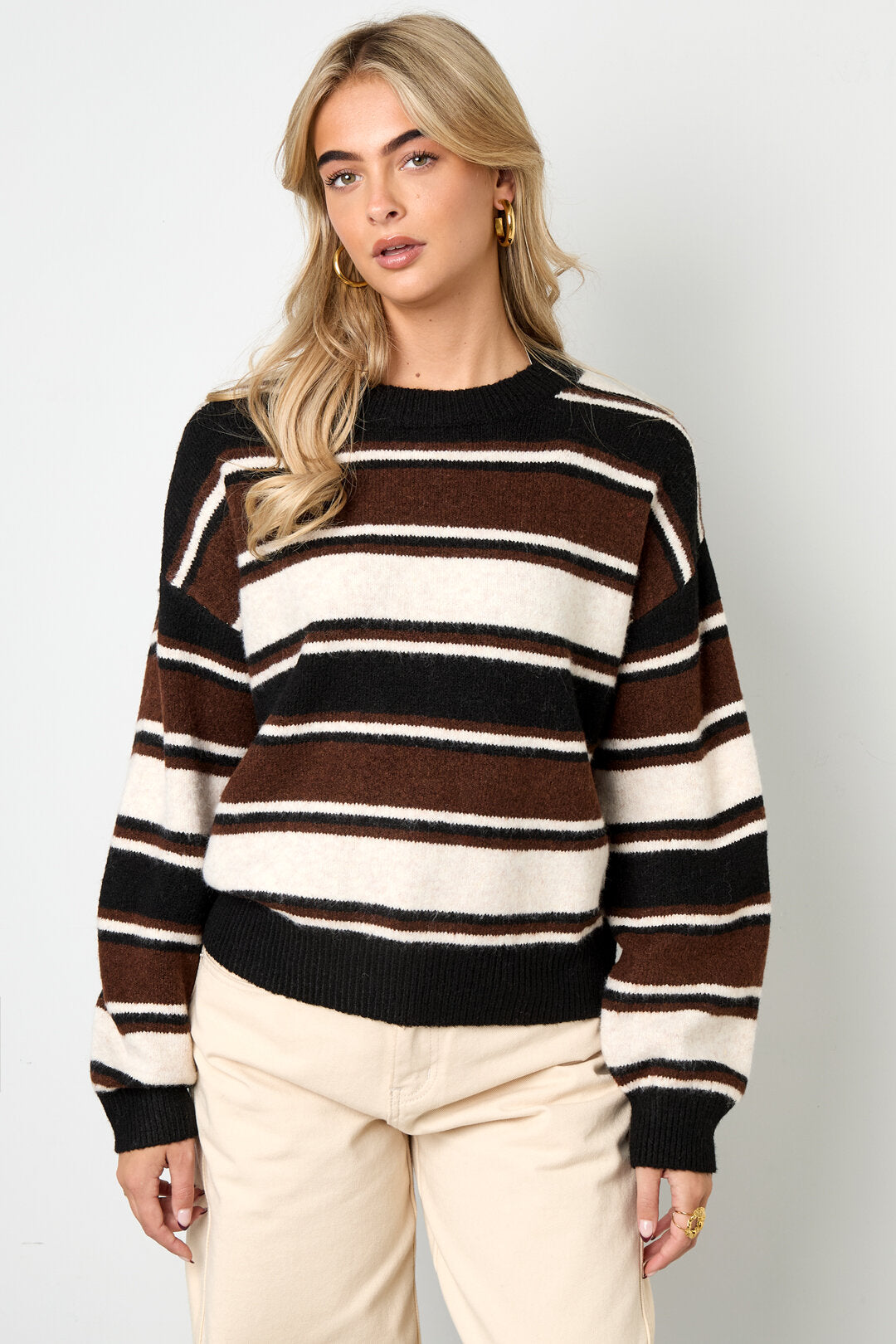 Der gestreifte Pullover Lola