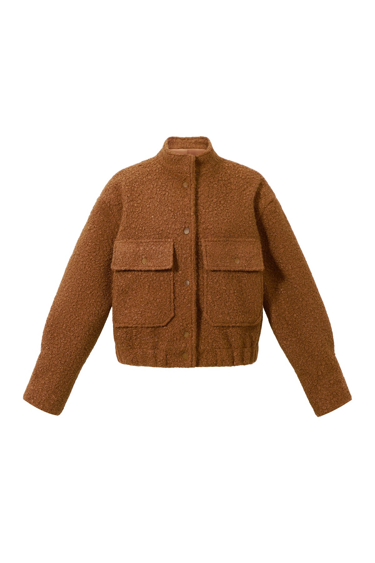 Gewebte Polyesterfaser Damenjacke Casual Einfarbig Herbst/Winter