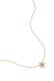 Halskette mit Strassblume