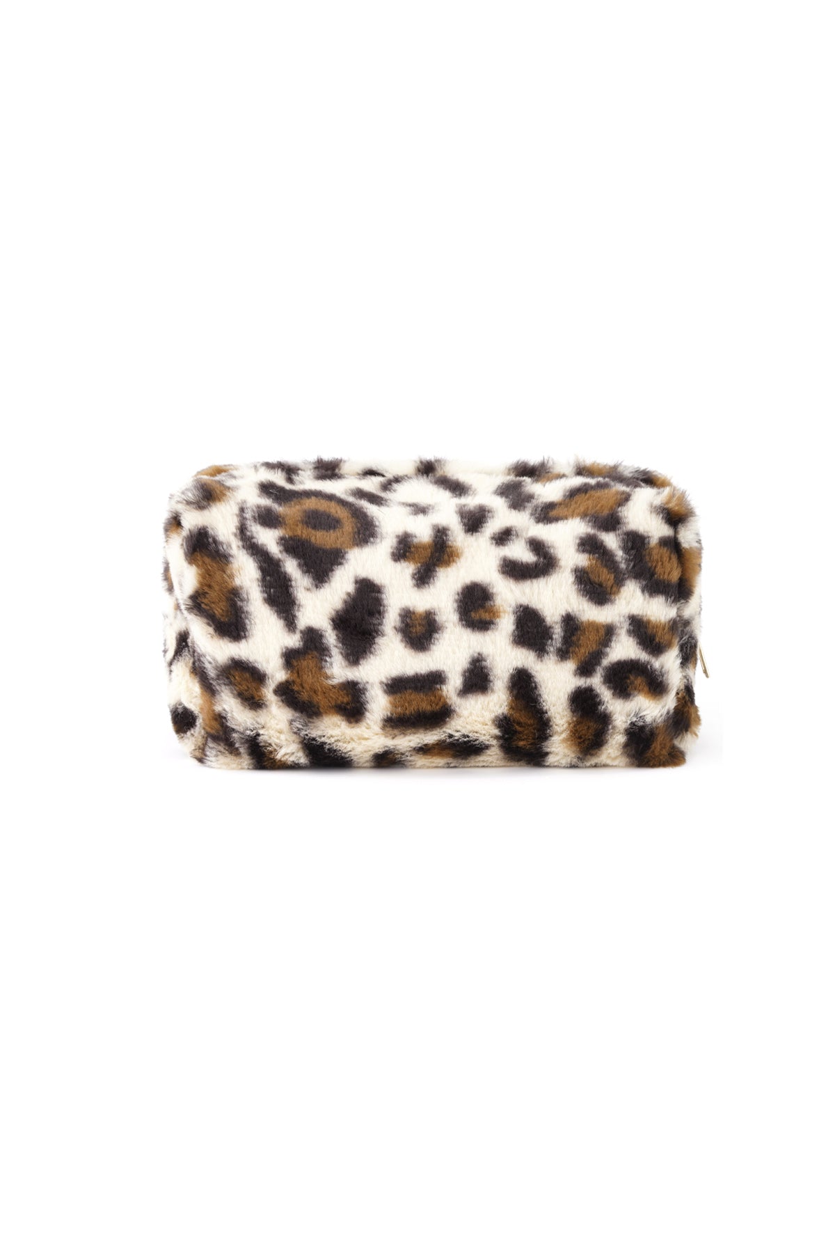 Weiche Kosmetiktasche mit Leopardenmuster