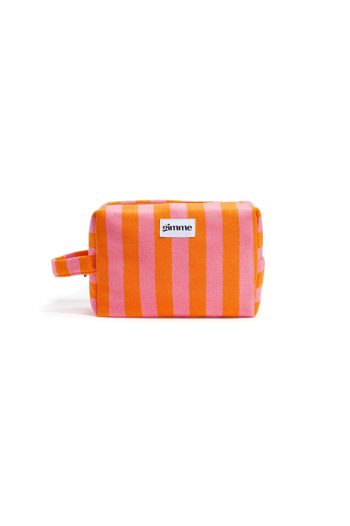 Kosmetiktaschen, gestreift, schlicht, aus Polyester, Alltagsaccessoires