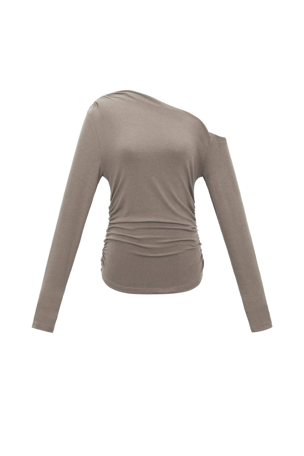 Schulterfreies Langarmshirt
