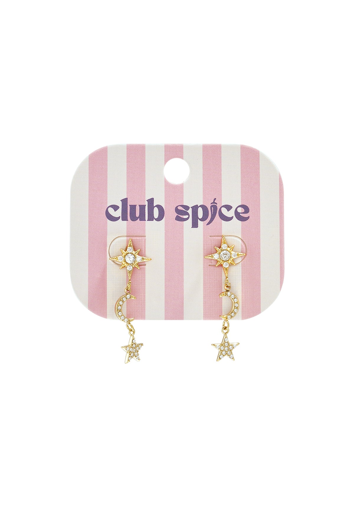 Ohrhänger aus Edelstahl, Star Daily Damenschmuck