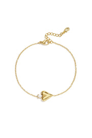 Edelstahl-Charm-Armbänder, Herz, schlichte Alltagsserie, Damenschmuck