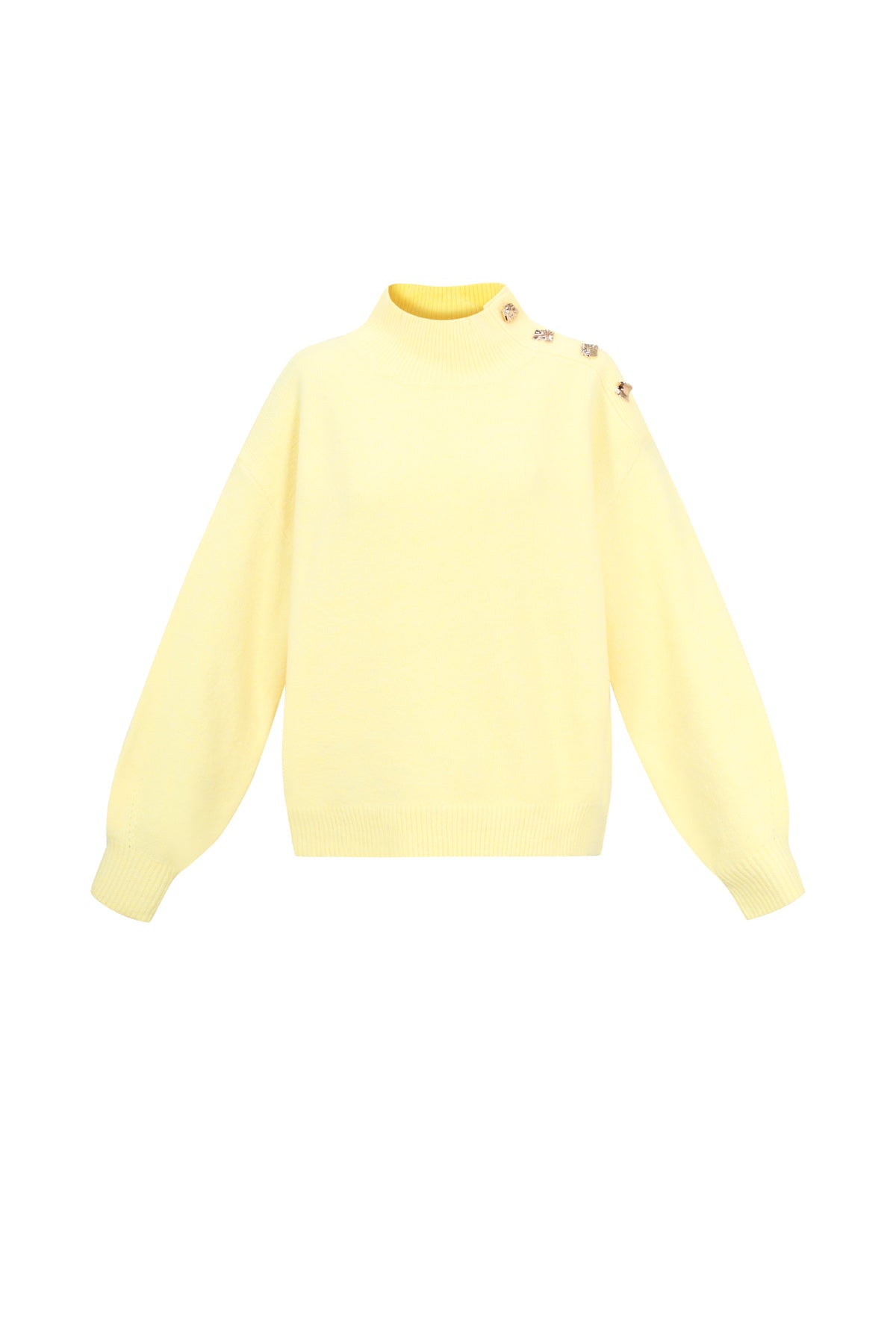 Gestrickte Polyesterfasern Damen Rollkragenpullover Casual Einfarbig