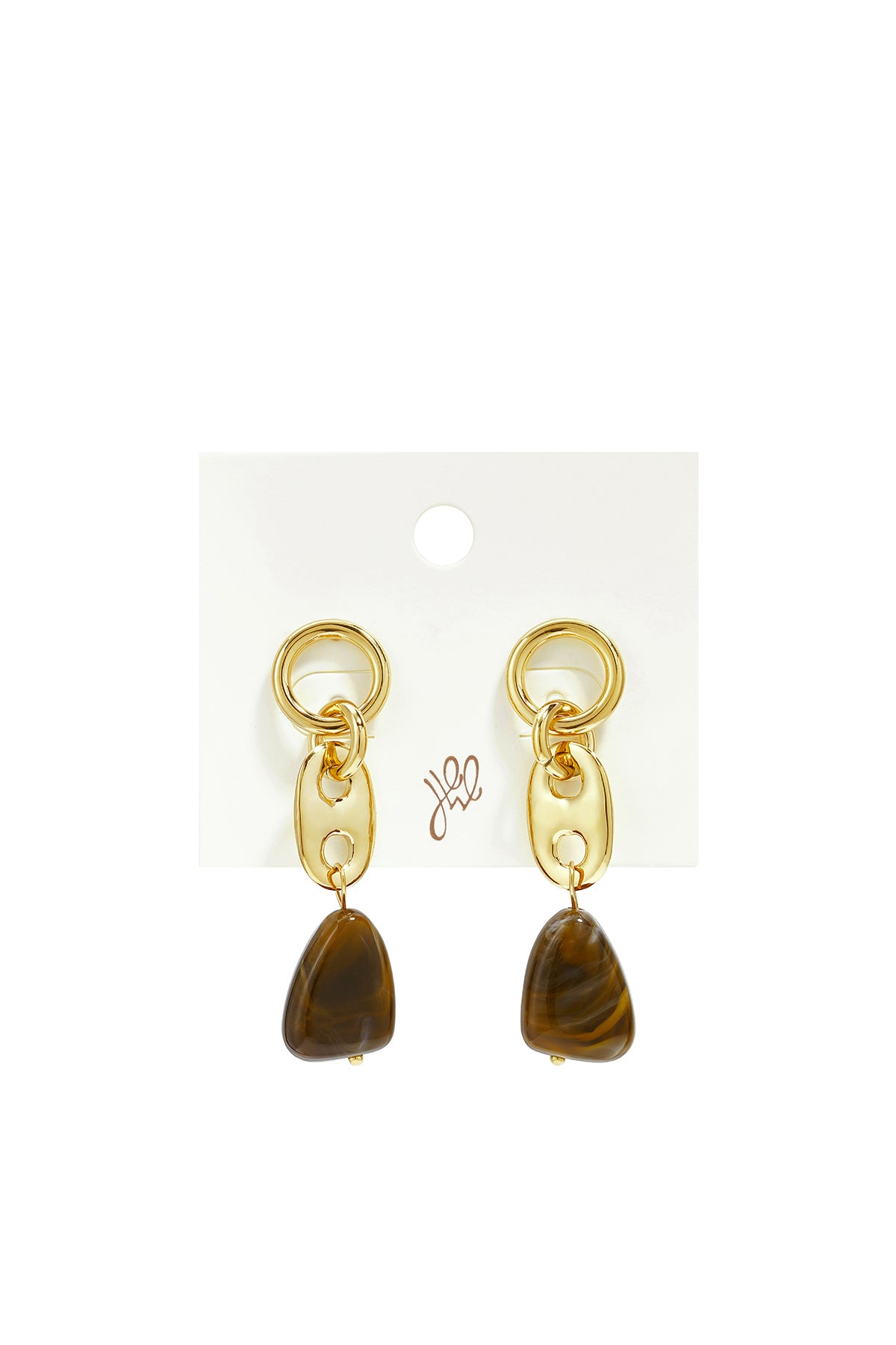 Ohrhänger aus Edelstahl, Tropfenform, schlichte Alltags-Serie, Damenschmuck