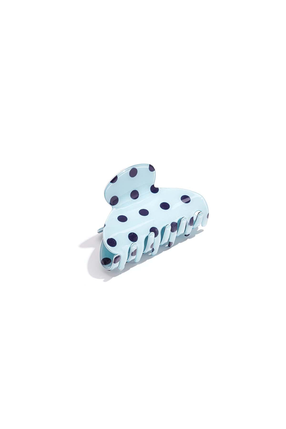 Haarspangen mit Polka-Dots, Alltags-Imitation aus Acetatfolie, Alltagsaccessoires