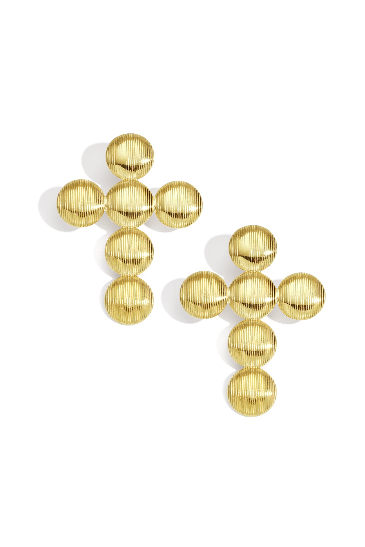 Edelstahl Ohrstecker Kreuz Casual Daily Simple Serie Damenschmuck