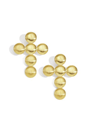 Edelstahl Ohrstecker Kreuz Casual Daily Simple Serie Damenschmuck