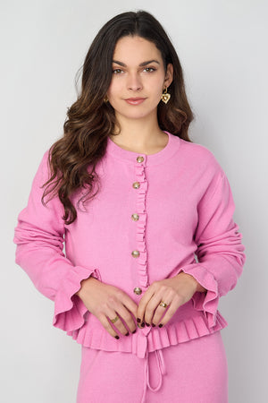 Elegant Viscose Knit Cardigan for Spring/Summer