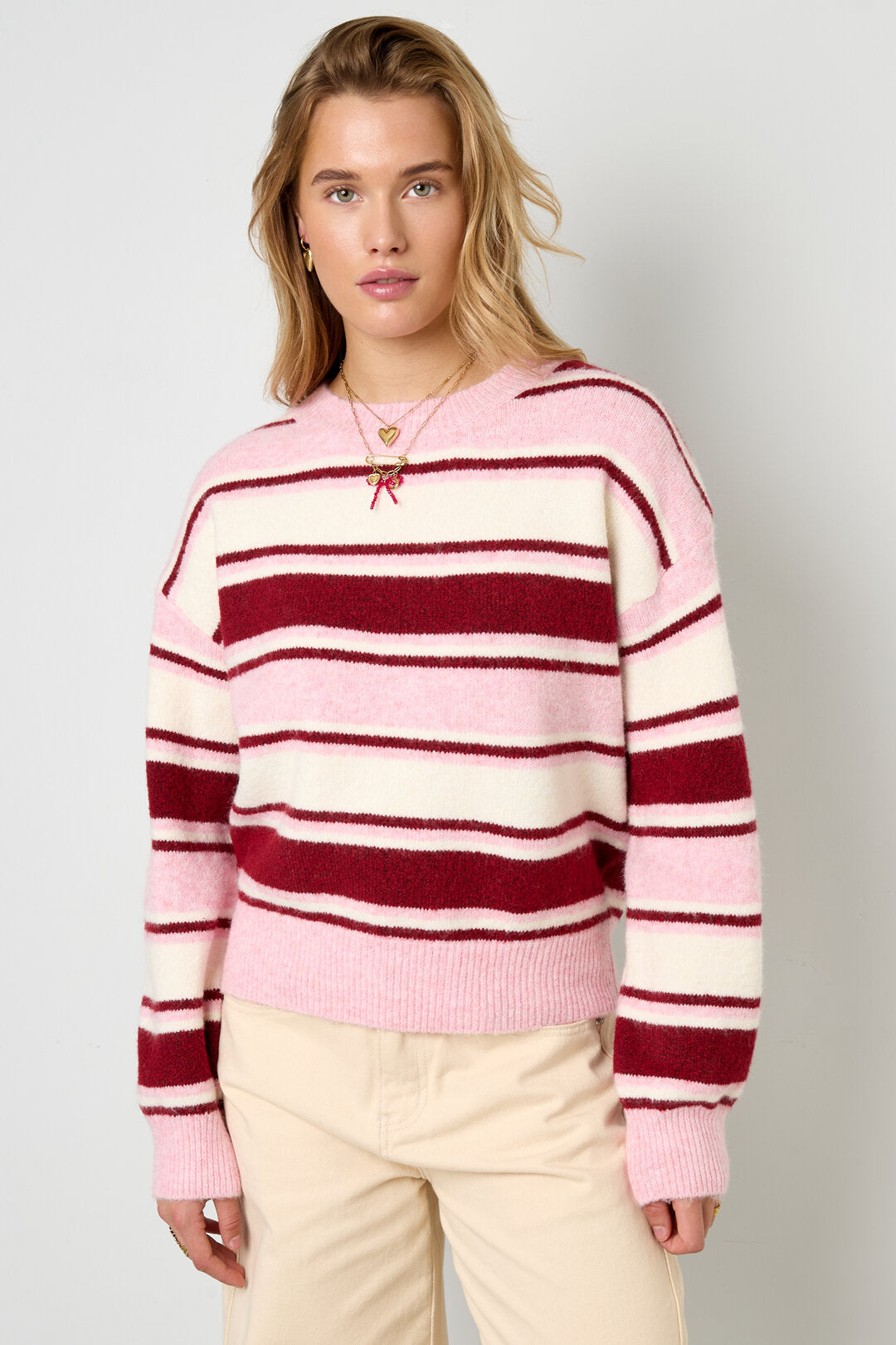 Der gestreifte Pullover Lola
