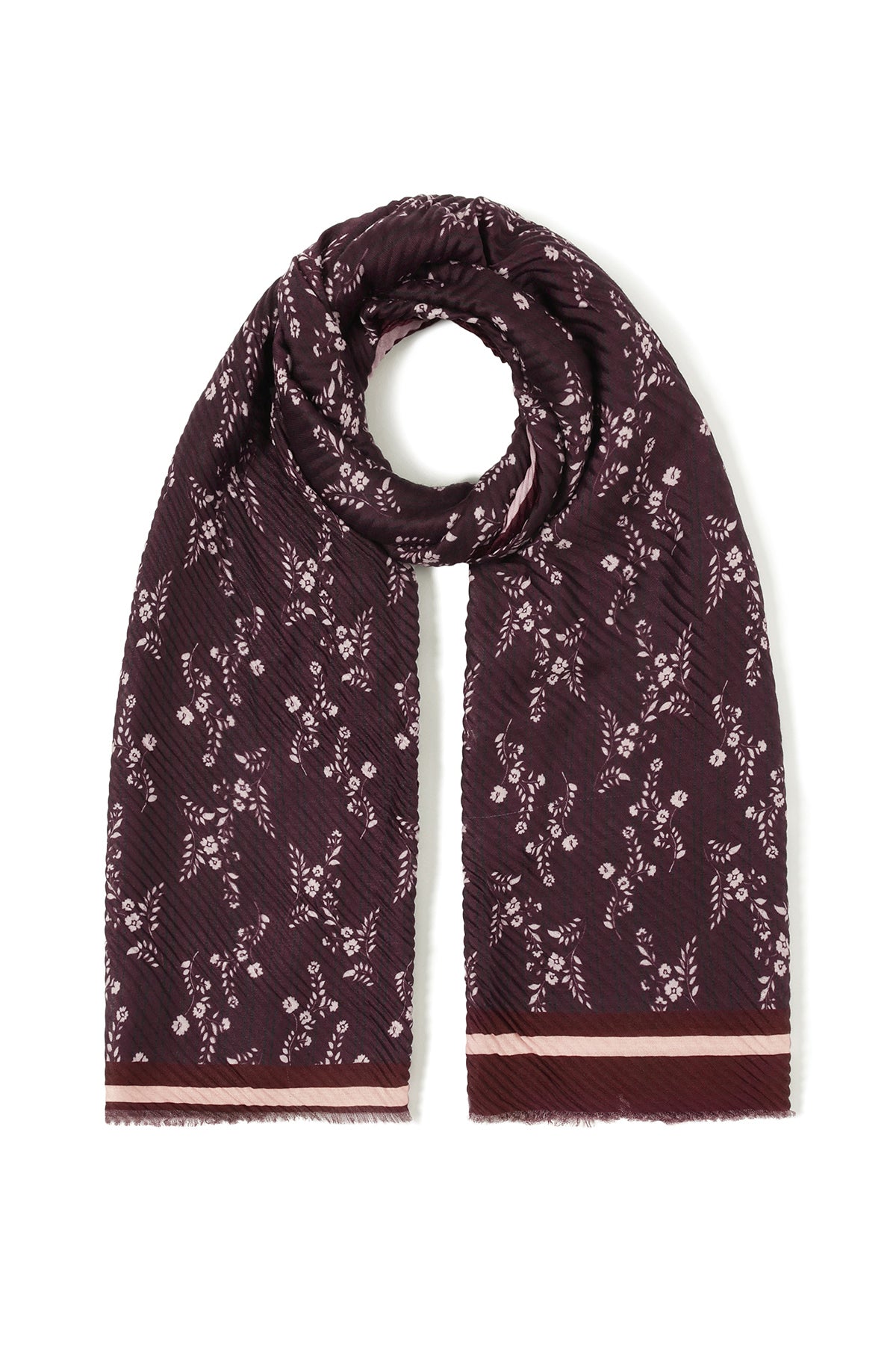 Sommerschals, schlicht, aus Polyester, mit Blumenmuster, Alltagsaccessoires