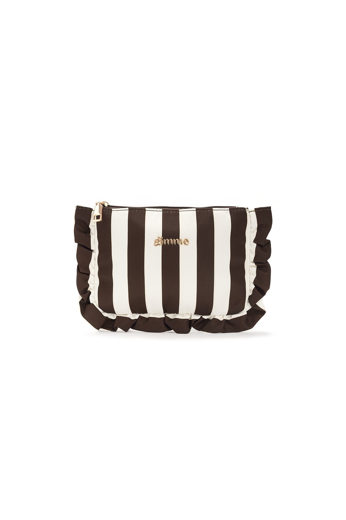 Kosmetiktaschen, gestreift, schlicht, aus Polyester, Alltagsaccessoires