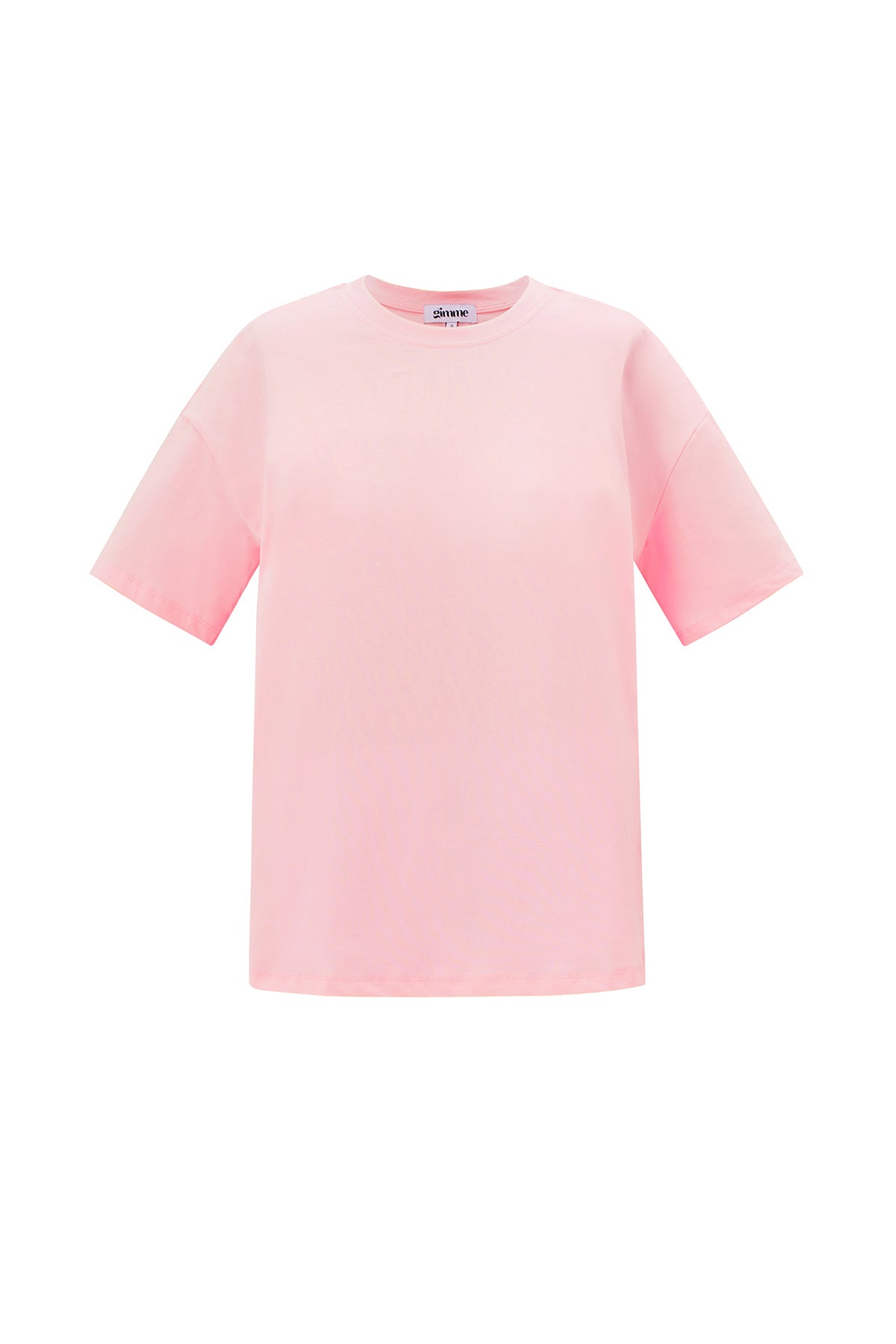 Baumwolle Gestrickte Damen T-Shirt Casual Einfarbig