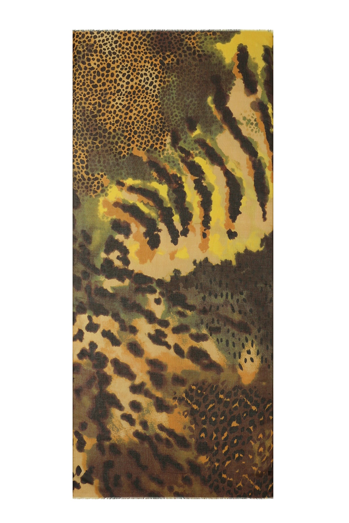 Sommerschals mit Leopardenmuster, schlichtes Polyester, Alltagsaccessoires