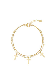 Charm Armbänder Kreuz Casual Täglich Einfache Serie frauen schmuck