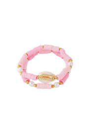 Blütenmuschel-Armband