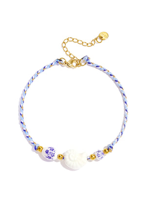 Seil-Fußkettchen, Muschel-Urlaubs-/Strand-Romantik-Serie, Damenschmuck