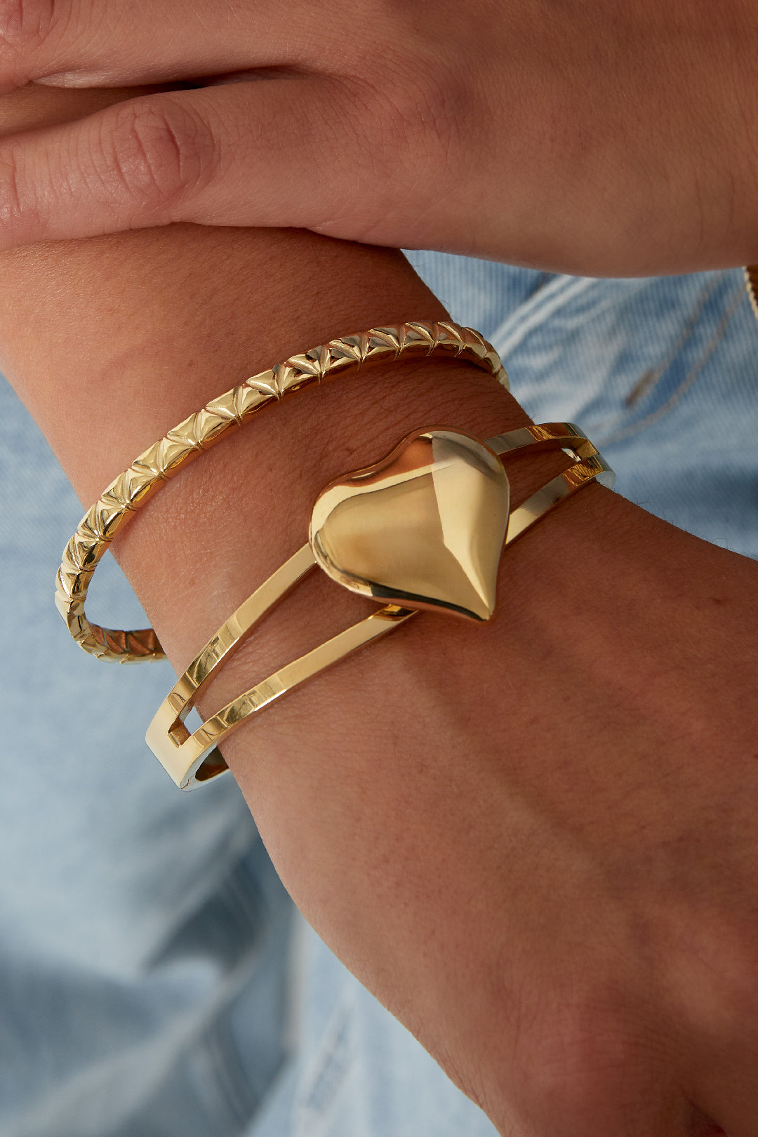Doppelherz-Armband