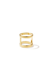 Seidenschalclip, rund, schlicht, Edelstahl, Alltagsaccessoire
